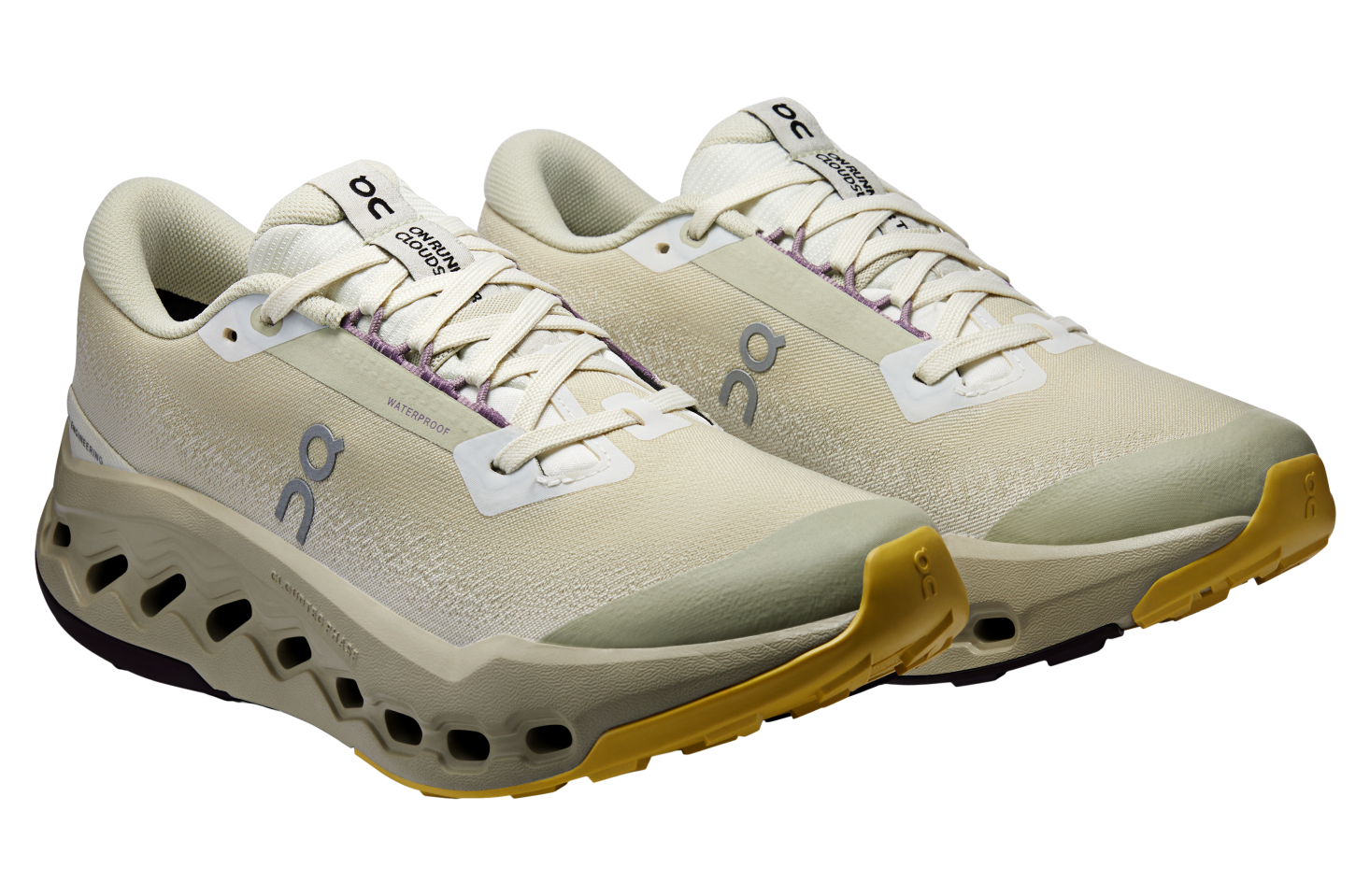 On Cloudsurfer Trail 2 Waterproof WMNS Ghost / Chalk