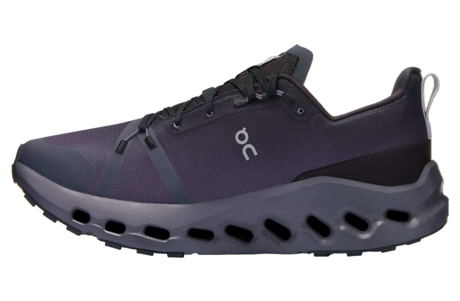 On Cloudsurfer Trail Waterproof Black / Eclipse