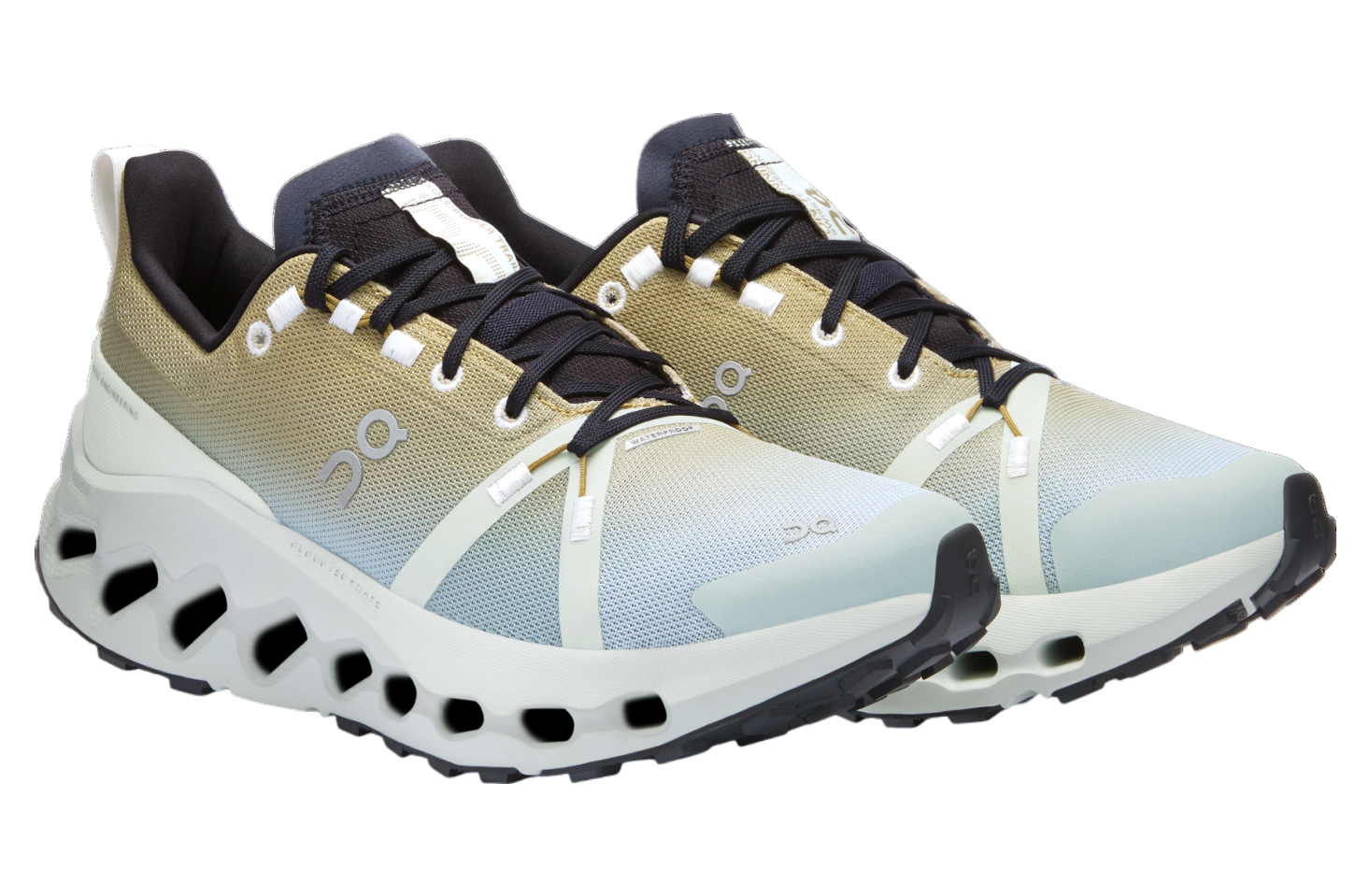 On Cloudsurfer Trail Waterproof WMNS Safari / Mineral