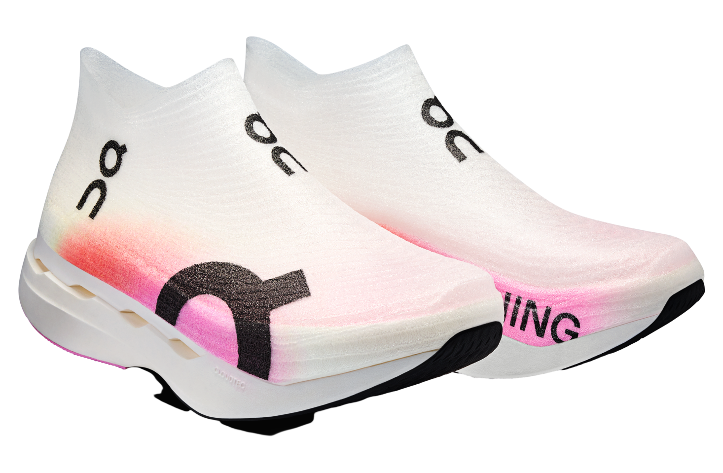 On Lightspray Cloudboom Strike WMNS White / Raspberry