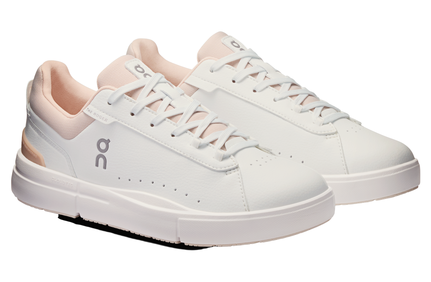 On The Roger Advantage WMNS White / Rosehip / Rosehip