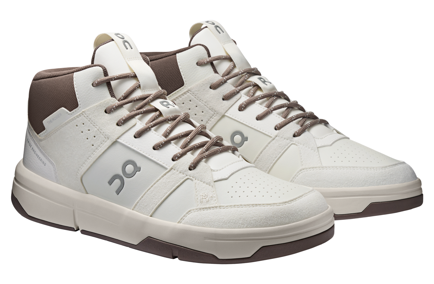 On The Roger Clubhouse Mid Ivory / Ash