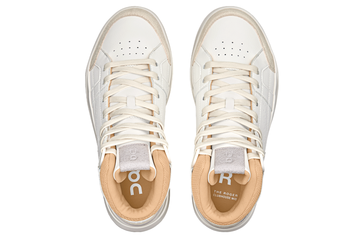 On The Roger Clubhouse Mid Wmns White / Blonde