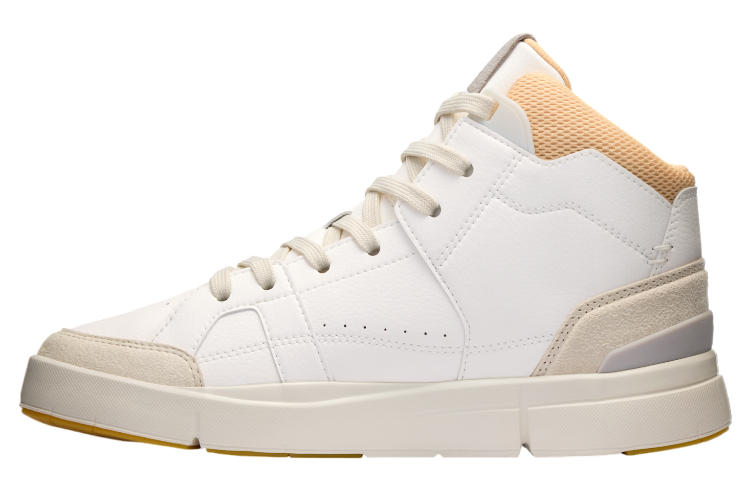 On The Roger Clubhouse Mid Wmns White / Blonde