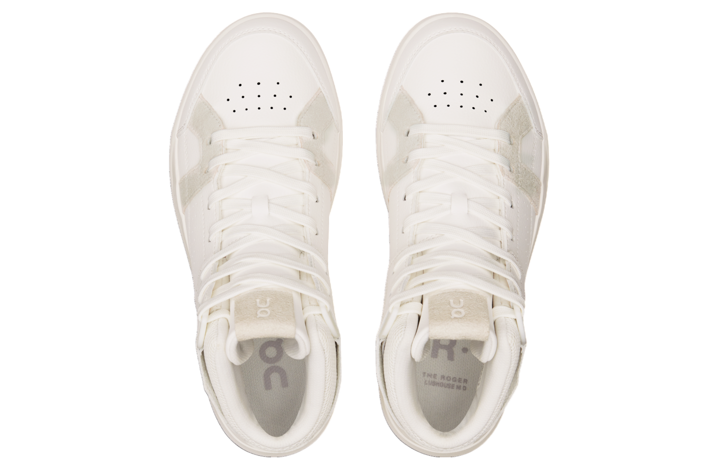 On The Roger Clubhouse Mid WMNS White / Sand