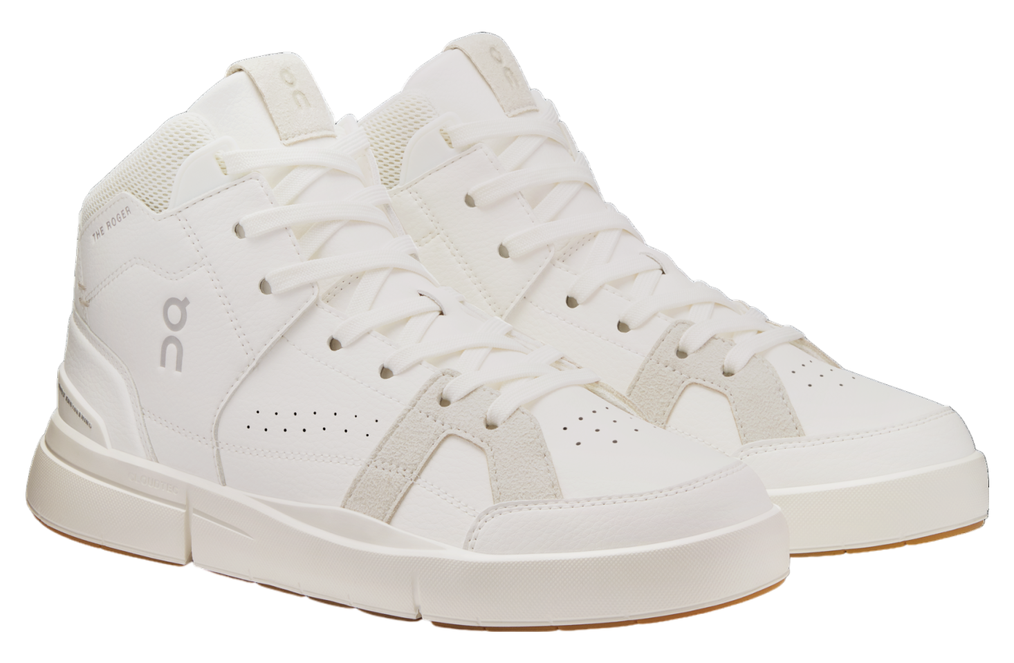 On The Roger Clubhouse Mid WMNS White / Sand