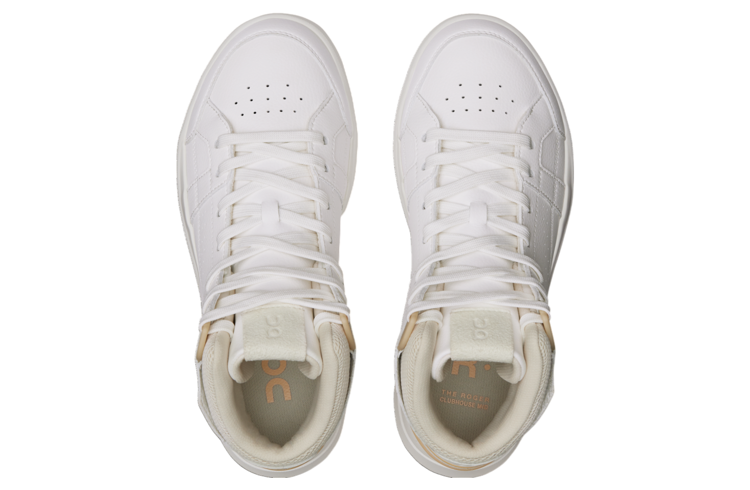 On The Roger Clubhouse Mid WMNS White / Savannah