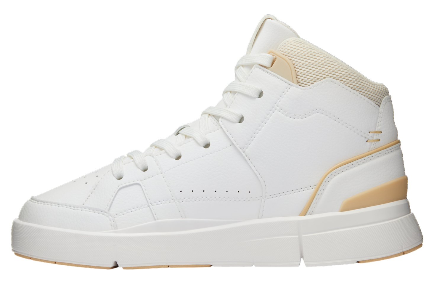 On The Roger Clubhouse Mid WMNS White / Savannah