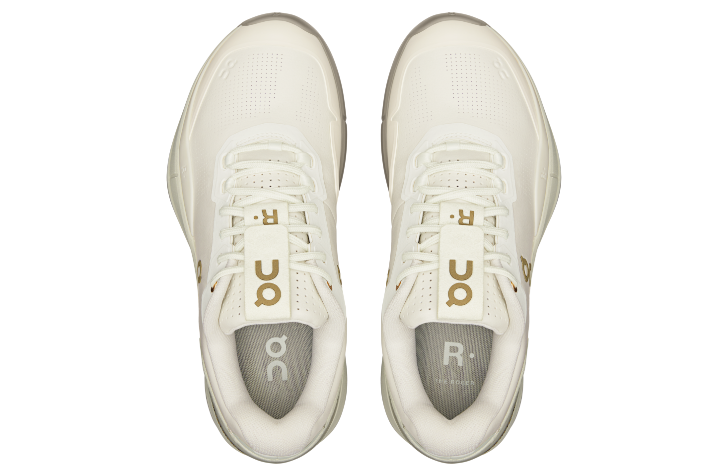 On The Roger Pro Ace Ivory / Fog