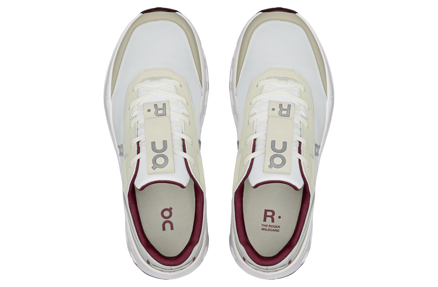 On The Roger Wildcard Ivory / Maroon