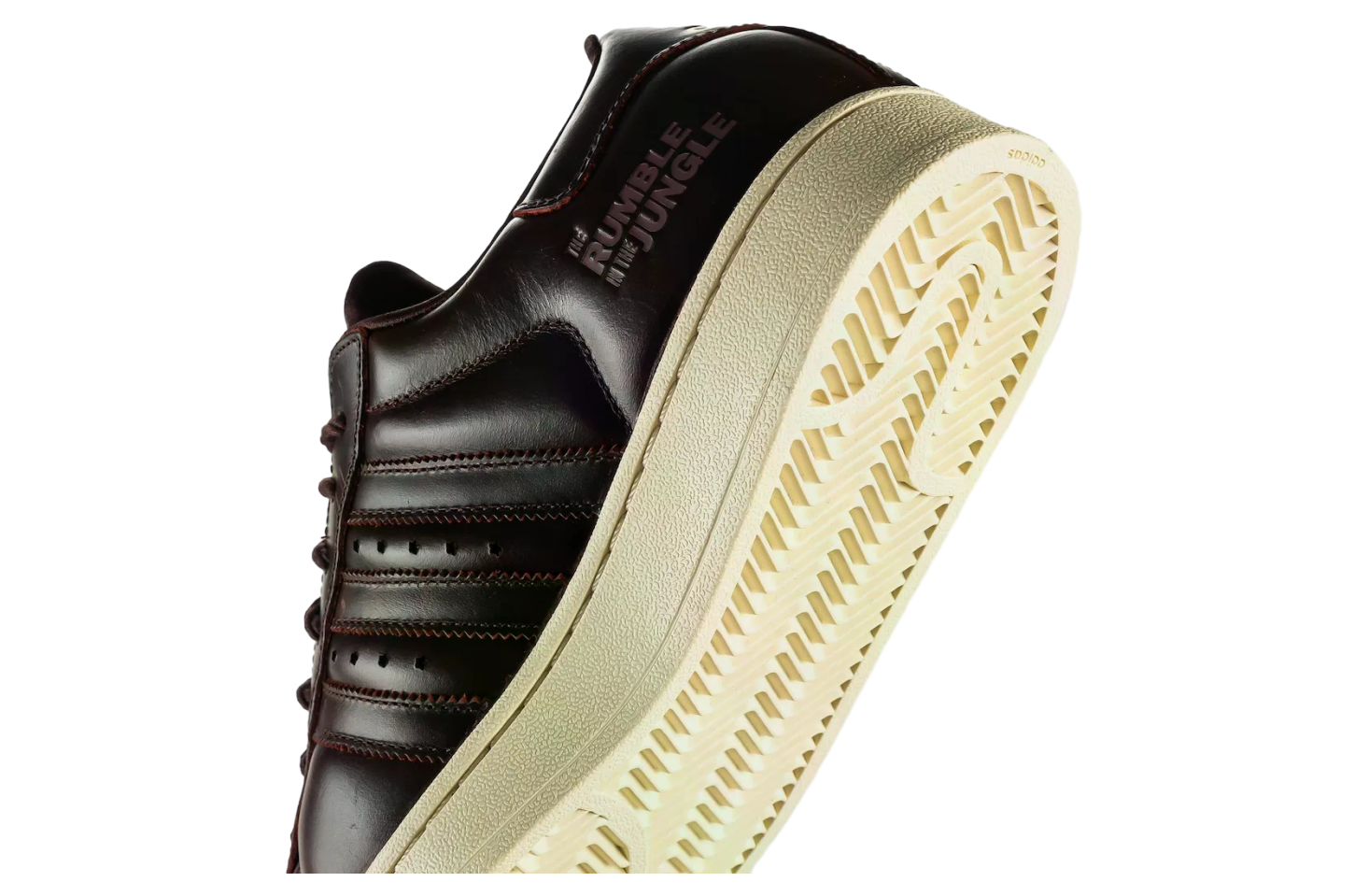 Palace x Muhammad Ali x Adidas Superstar Brown / Cloud White