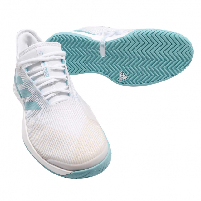 Parley x adidas adizero Ubersonic 3 Footwear White Blue Spirit - Jan 2019 - CG6376
