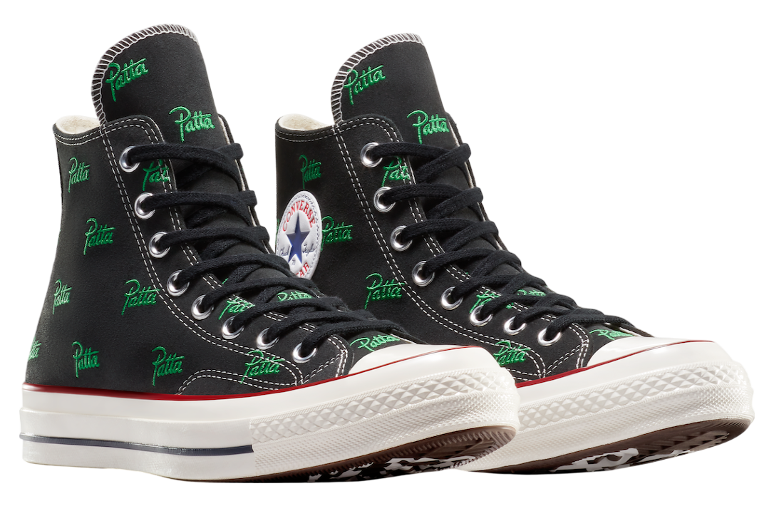 Patta x Converse Chuck 70 Black / Jolly Green