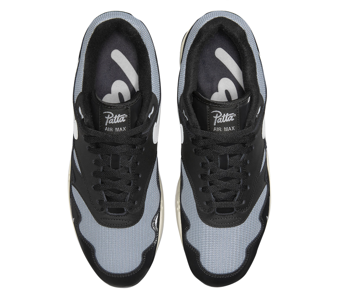 Patta x Nike Air Max 1 Black DQ0299-001