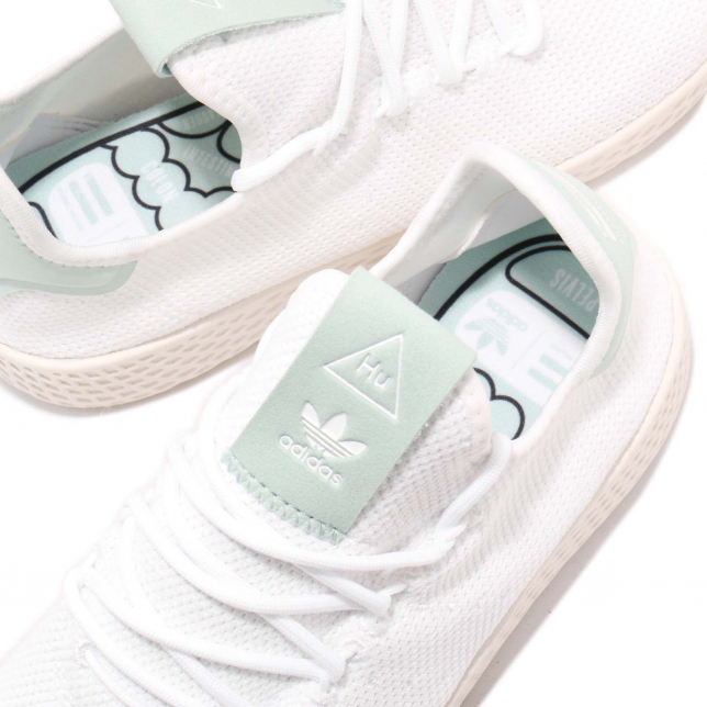 Pharrell x adidas Tennis Footwear White Green - May 2018 - CQ2168