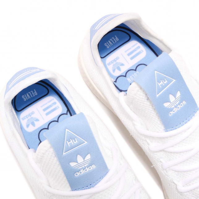 Pharrell x adidas Tennis Hu Footwear White Blue CQ2167