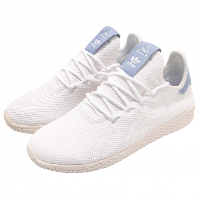 Pharrell x adidas Tennis Hu Footwear White Blue CQ2167