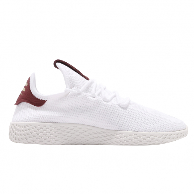 Pharrell x adidas WMNS Tennis Hu Footwear White Collegiate Burgundy