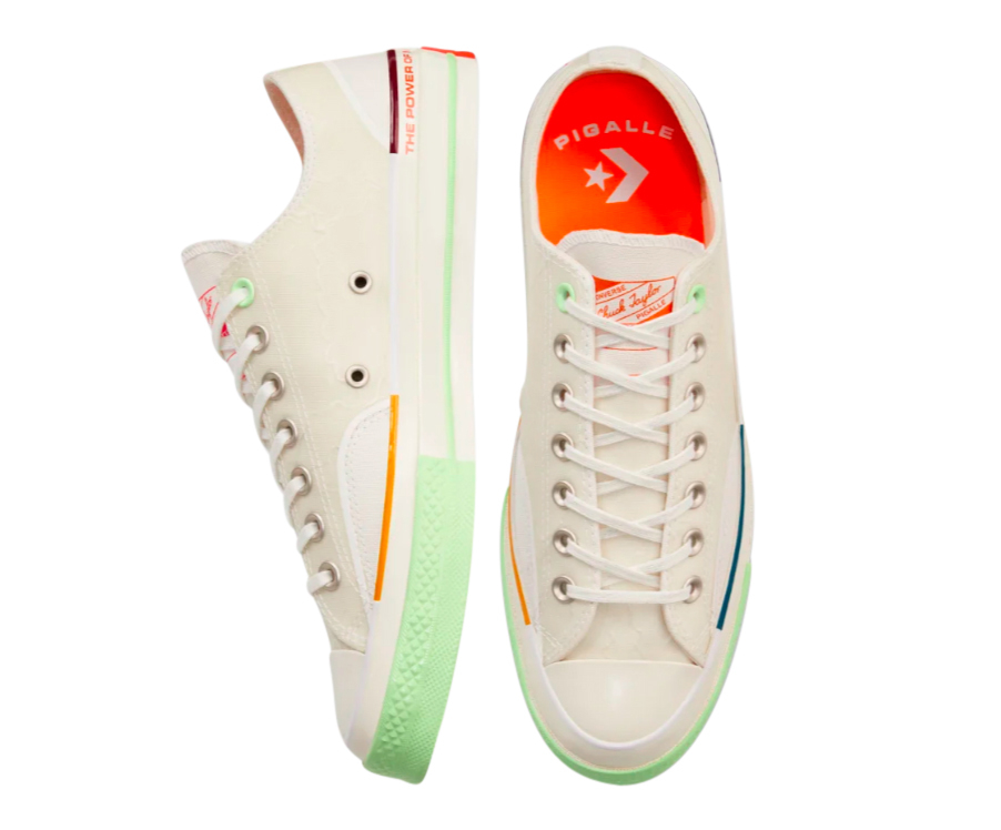 Pigalle x Converse Chuck 70 Ox White Barely Volt 165748C