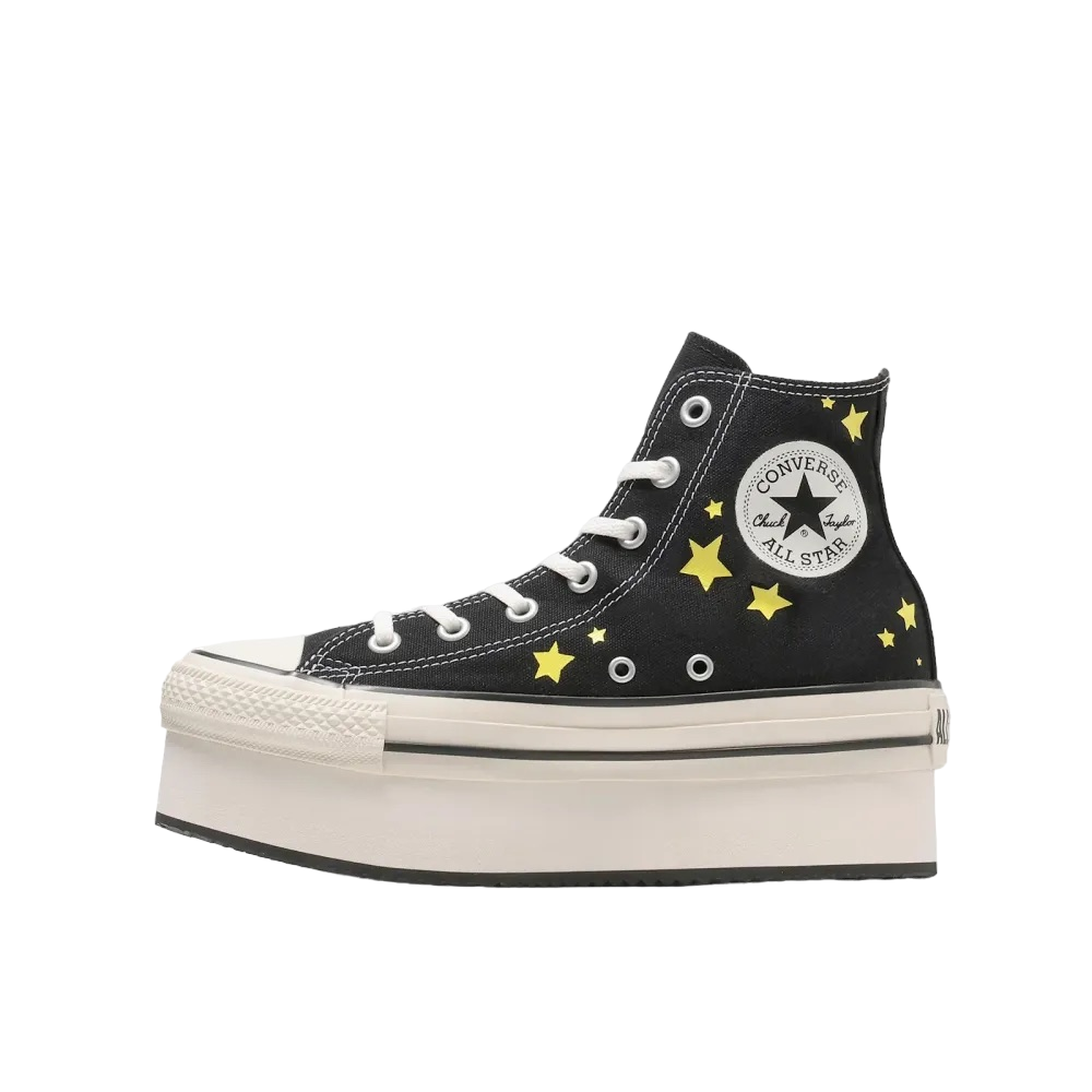 Powerpuff Girls x Converse All Star Chunky Line Hi Black