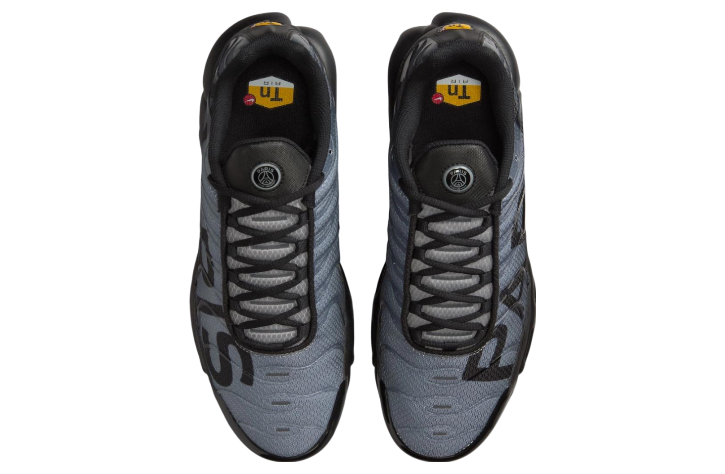 PSG x Nike Air Max Plus Black / Particle Grey - Jun 2025