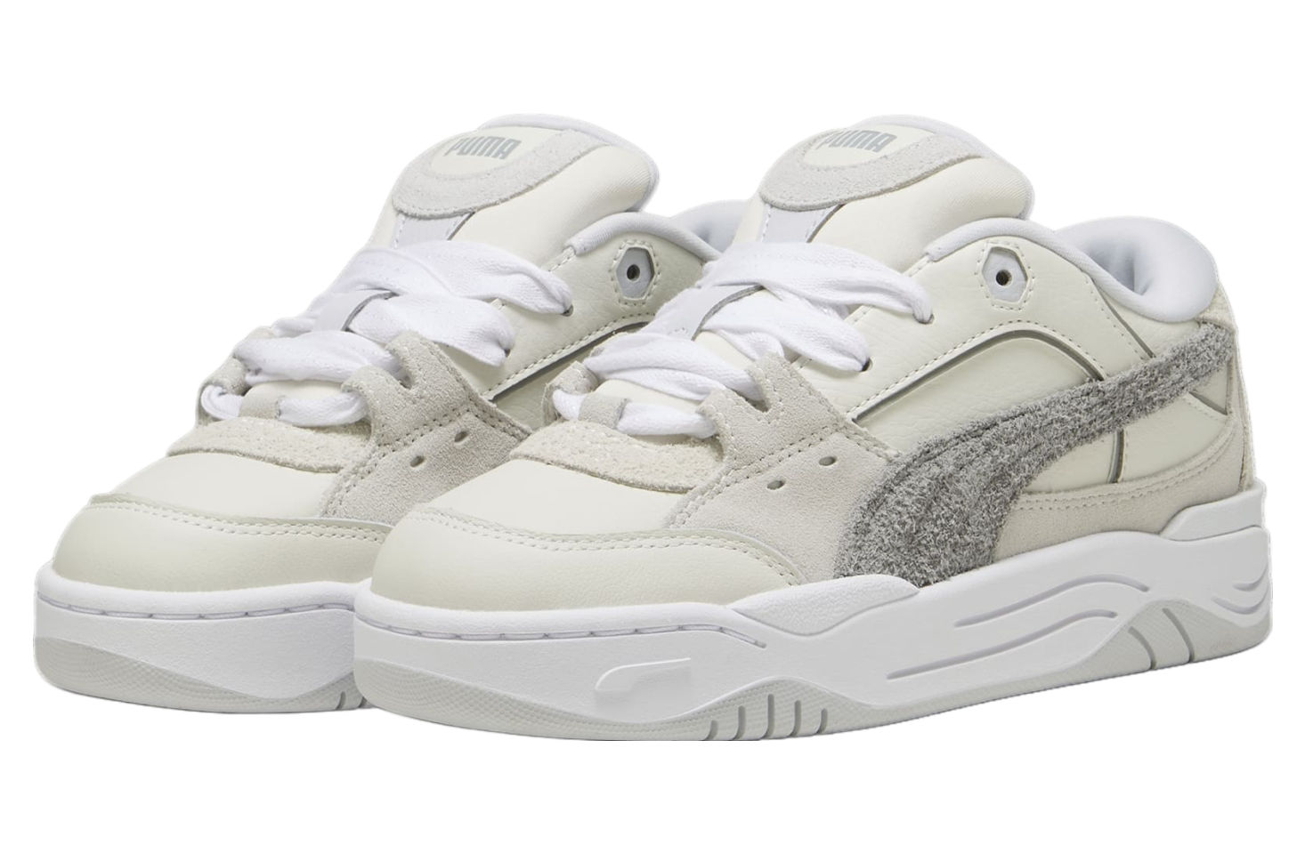 Puma-180 Prm WMNS Flat Light Gray / White