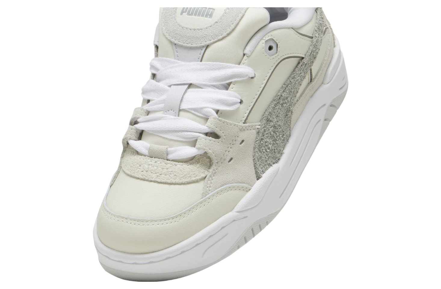 Puma-180 Prm WMNS Flat Light Gray / White