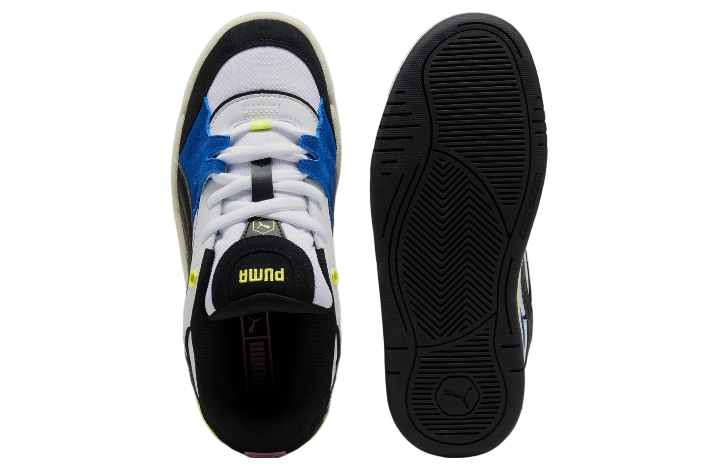 Puma-180 White / Cobalt Glaze