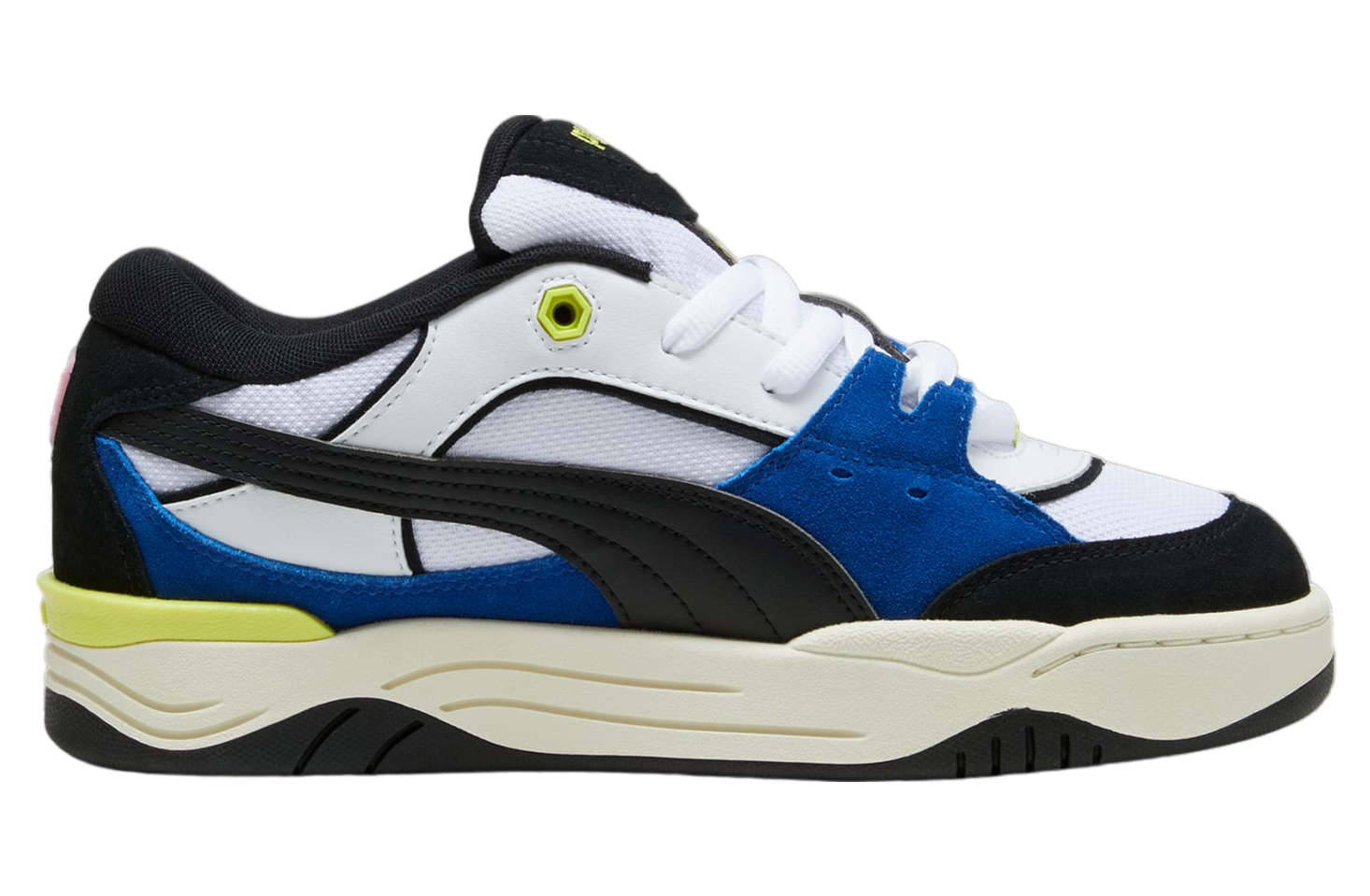 Puma-180 White / Cobalt Glaze