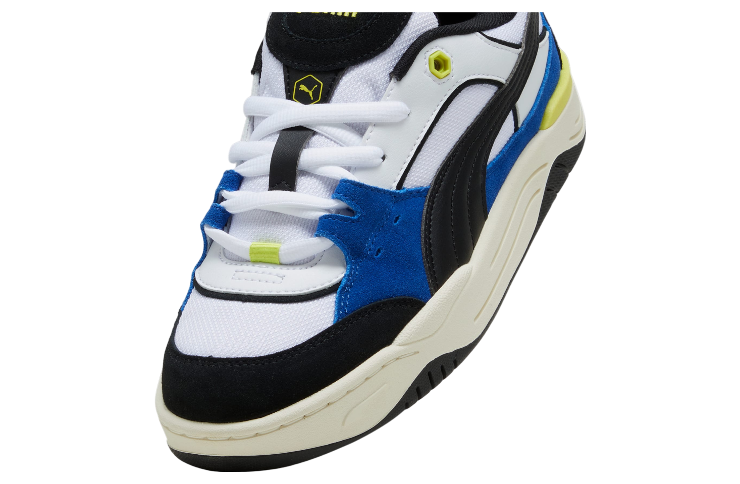 Puma-180 White / Cobalt Glaze