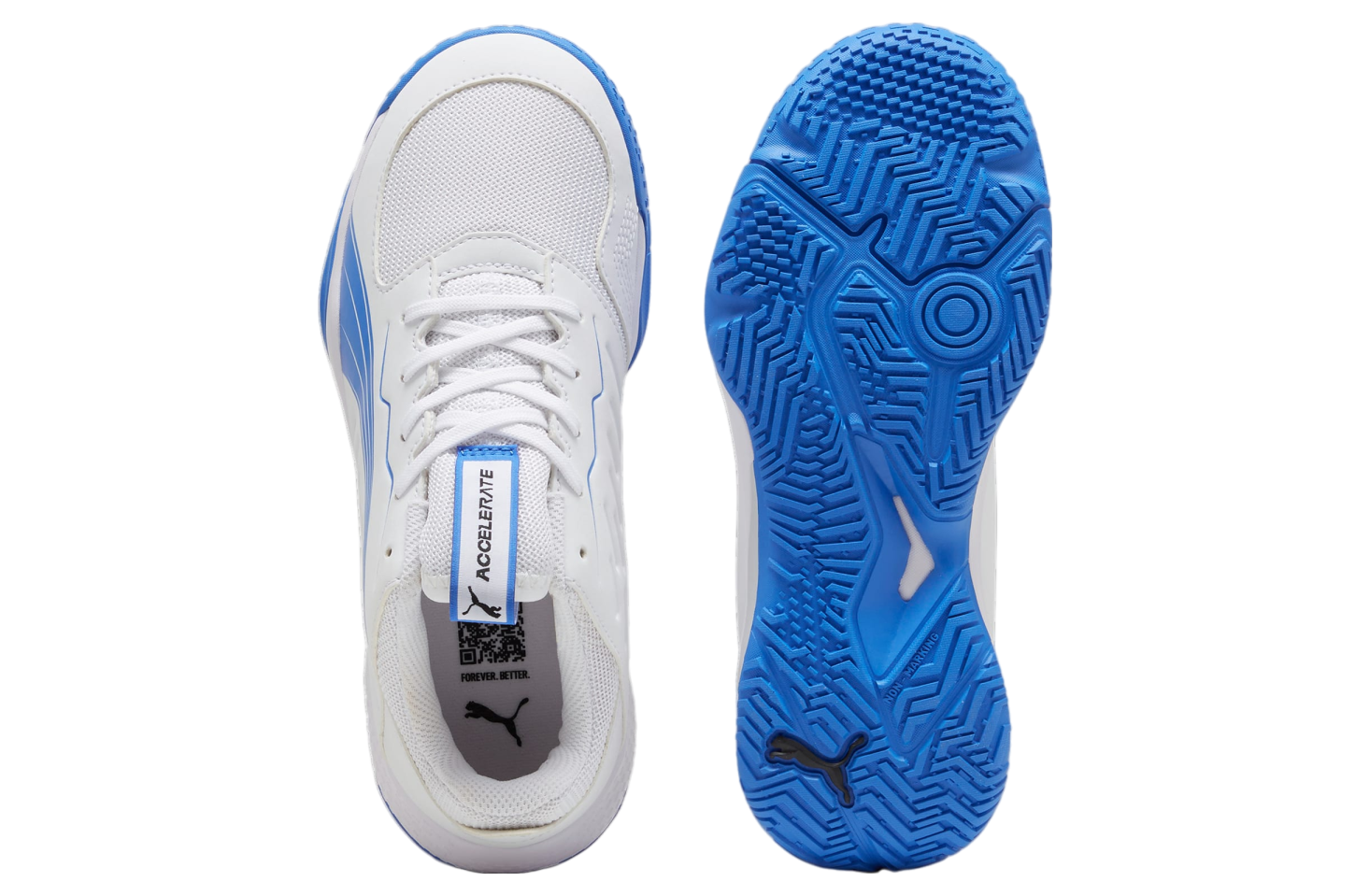 Puma Accelerate GS Court White / Bluemazing