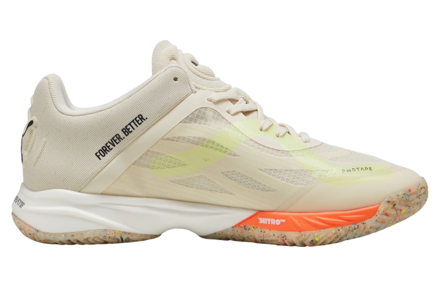 Puma Accelerate Nitro Sqd Forever.better Court Alpine Snow / Neon Sun