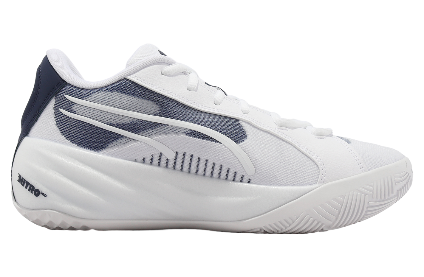 Puma All-Pro Nitro Team White / Navy Lime