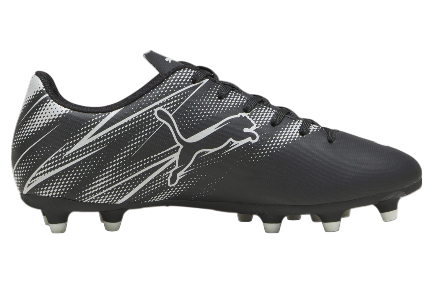 Puma Attacanto FG/AG Black / Silver Mist