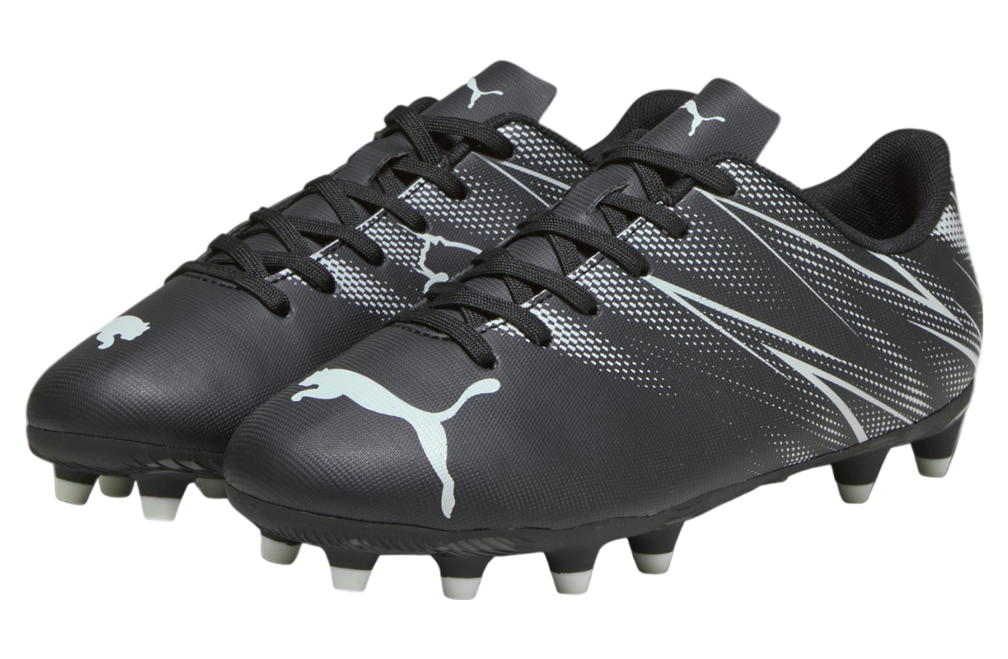 Puma Attacanto FG/AG GS Black / Silver Mist