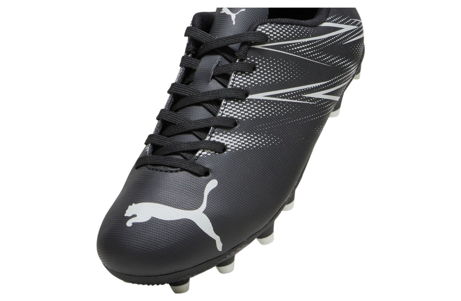 Puma Attacanto Fg/ag Gs Black / Silver Mist