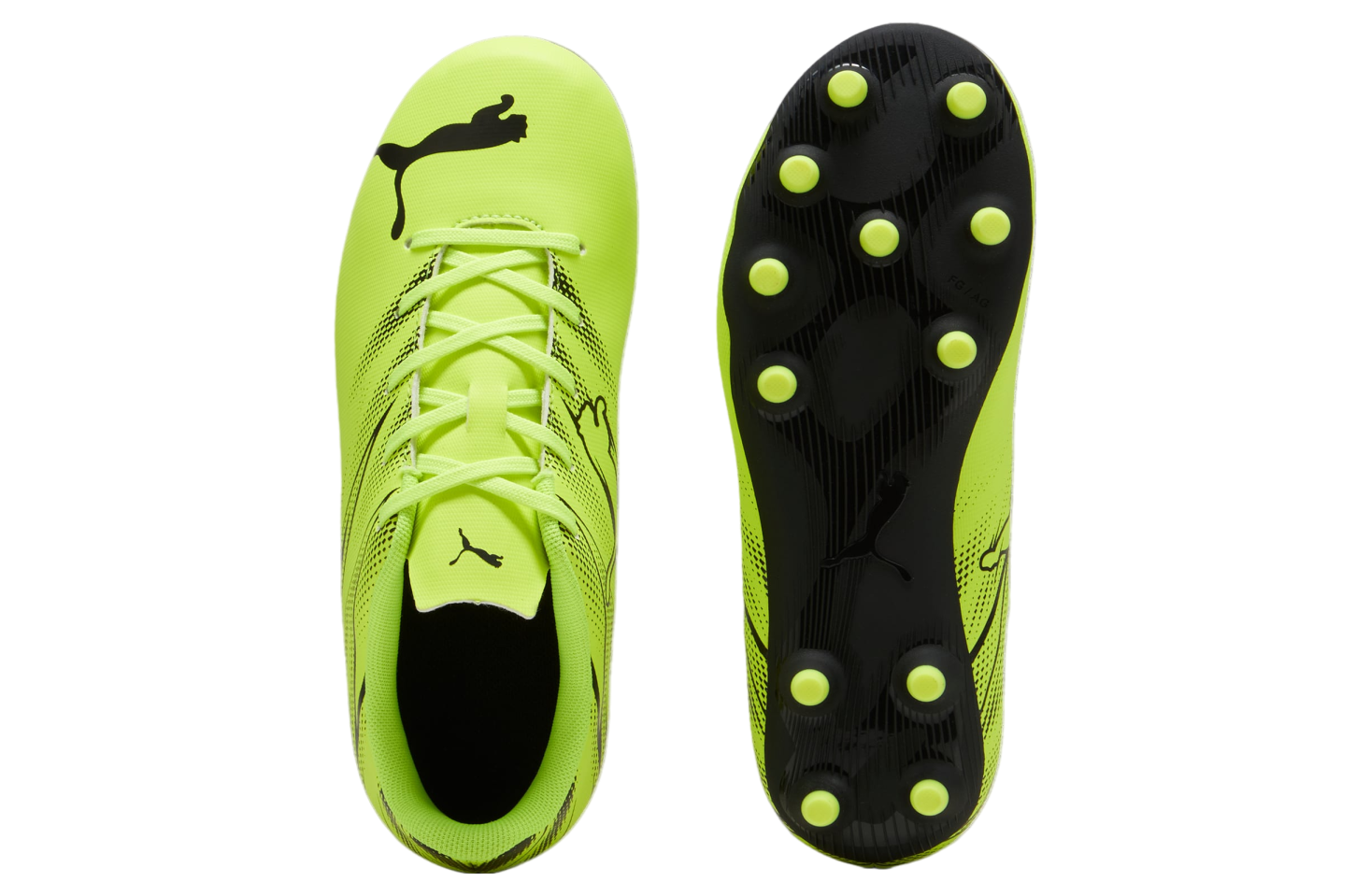 Puma Attacanto FG/AG GS Electric Lime / Black