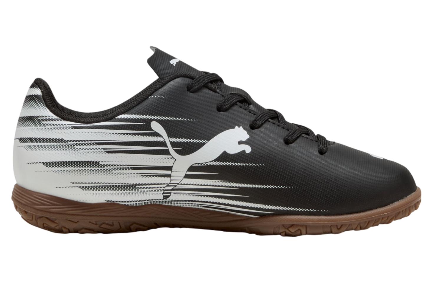 Puma Attacanto Ii Gs Black / White / Brown