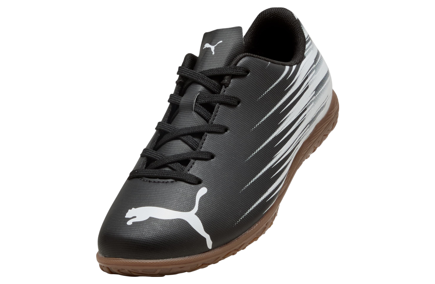 Puma Attacanto Ii Gs Black / White / Brown