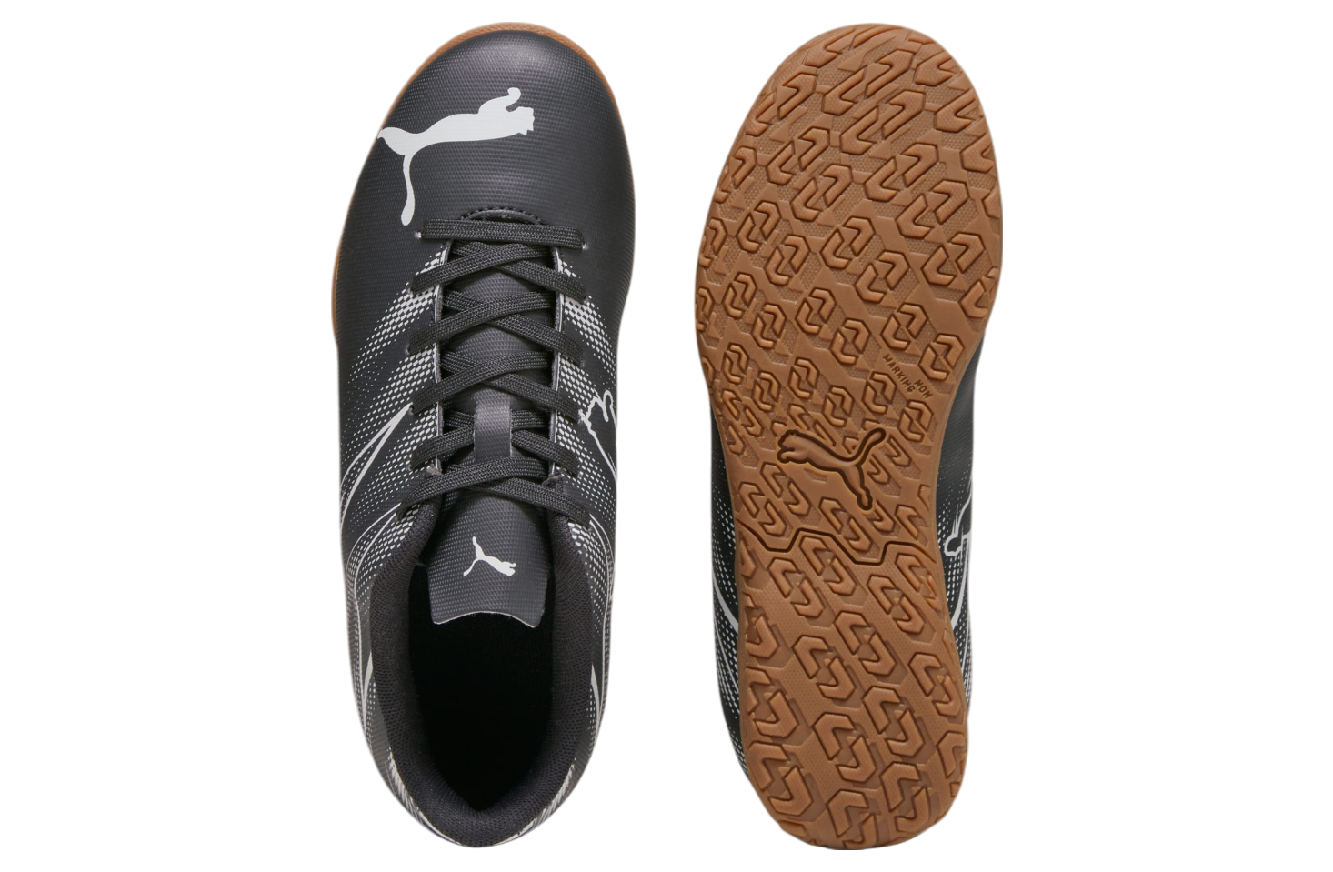 Puma Attacanto Indoor GS Black / Silver Mist