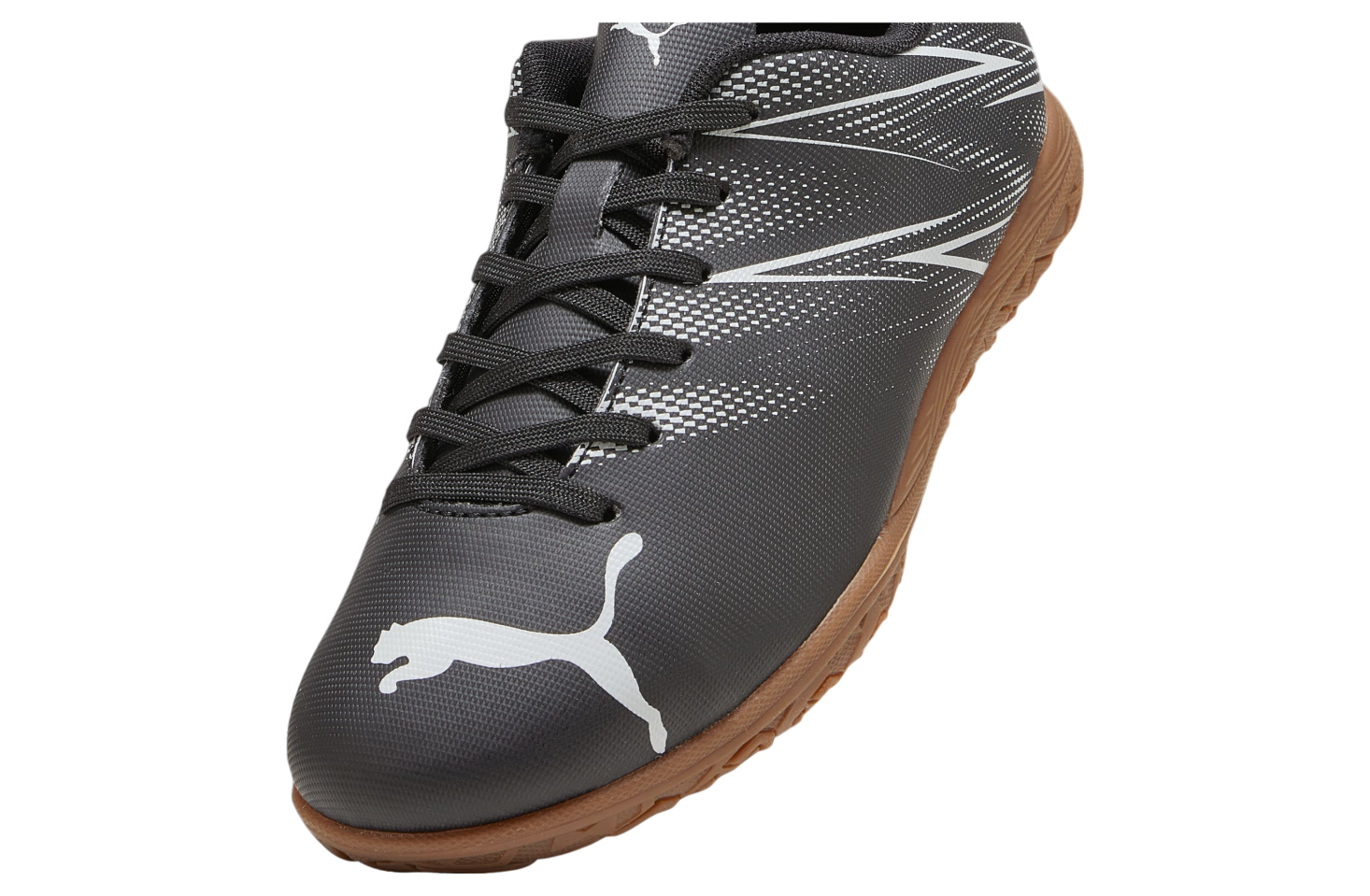 Puma Attacanto Indoor GS Black / Silver Mist