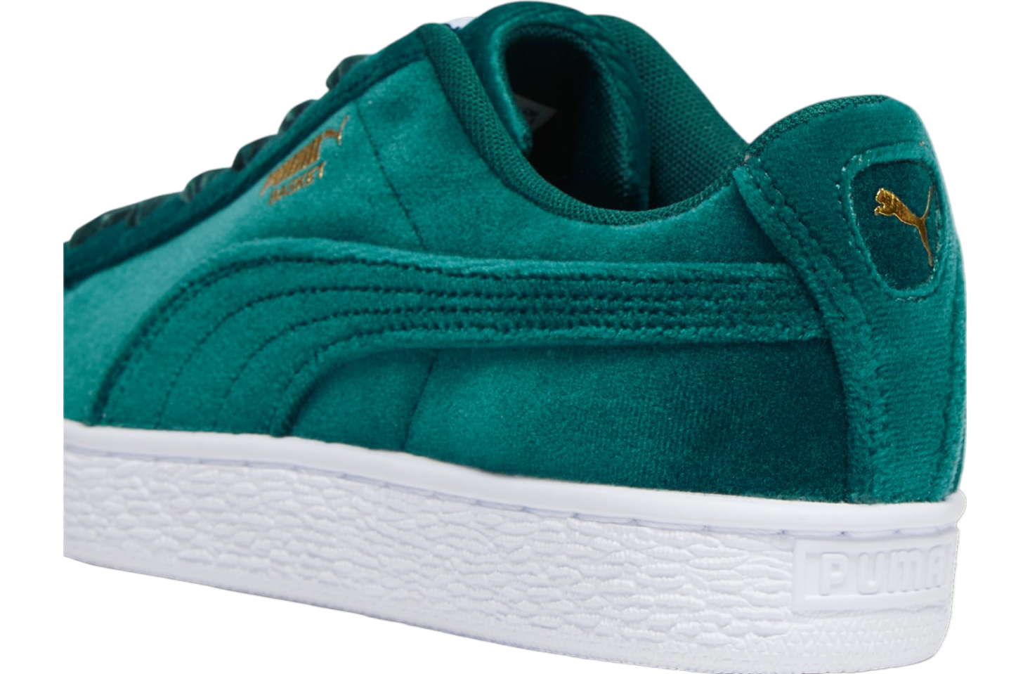 Puma Basket Classic Velvet WMNS Malachite / Team Gold