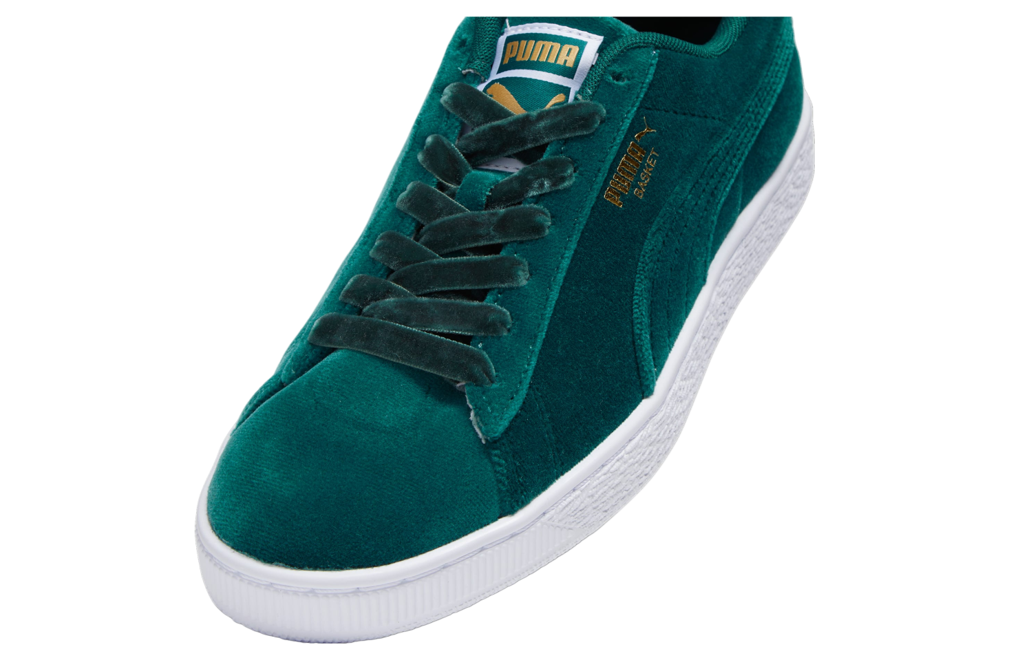 Puma Basket Classic Velvet WMNS Malachite / Team Gold