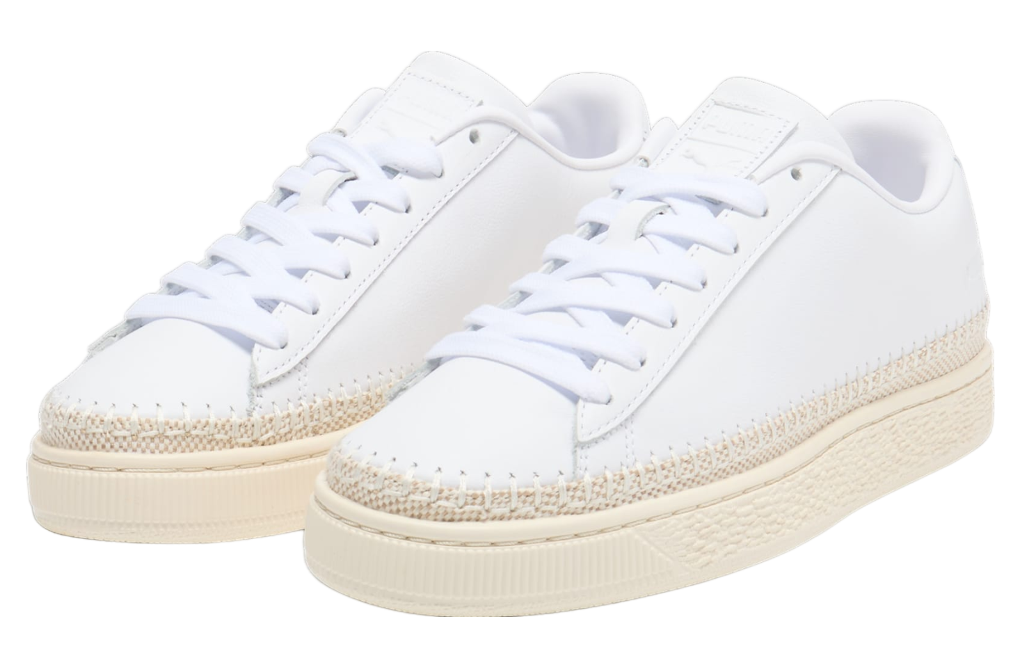 Puma Basket Trim Seaside Drills White / Alpine Snow