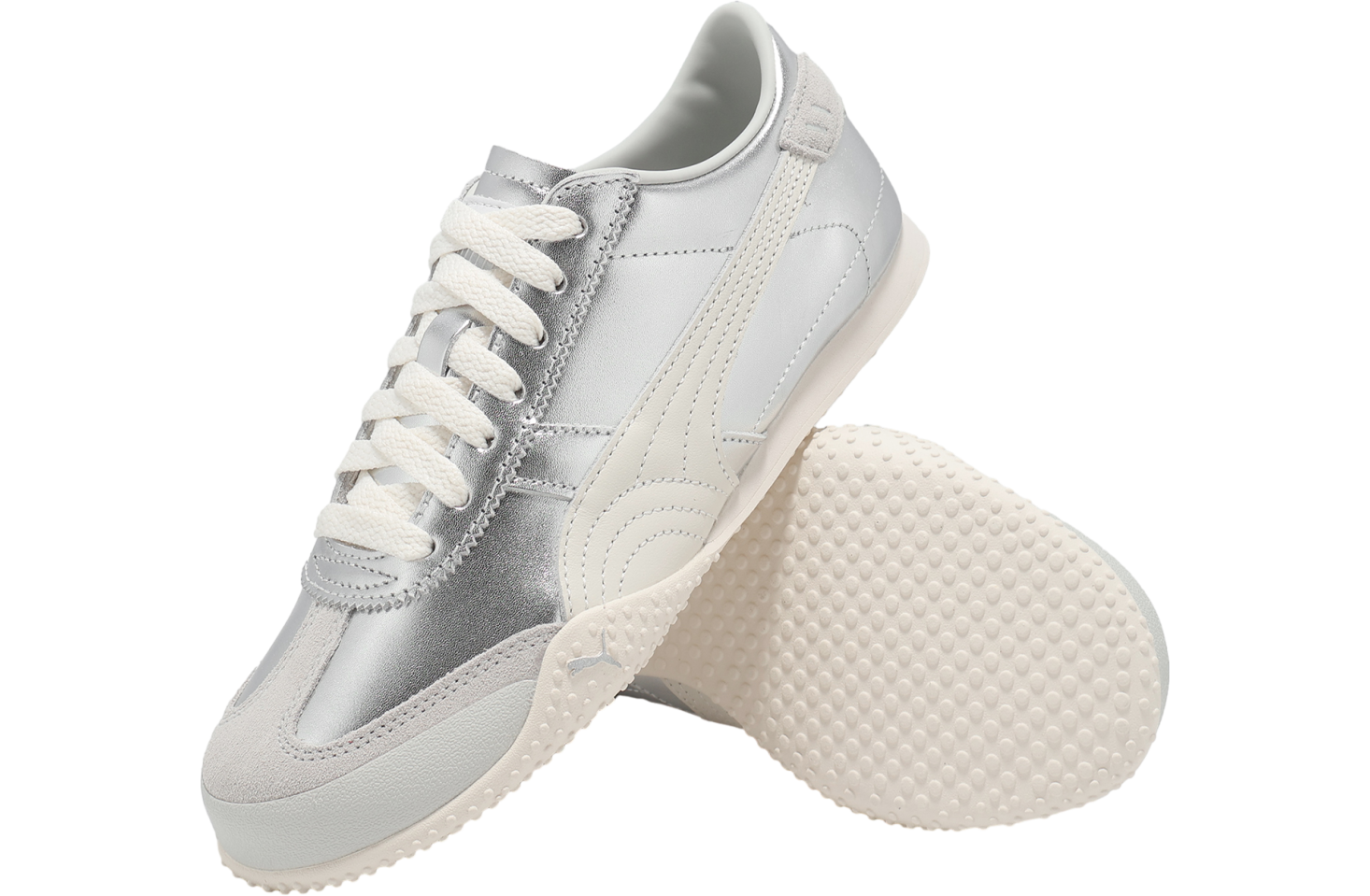 Puma Bella UT Leather WMNS Silver / Beige - Sep 2025 Puma Bella UT Leather WMNS Silver / Beige - Sep 2025