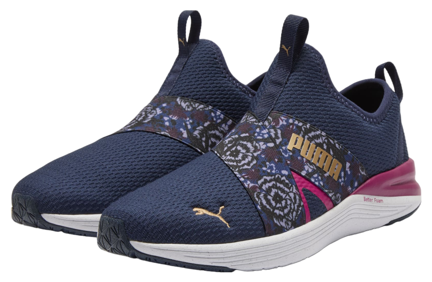 Puma Better Foam Prowl Winter Bloom Slip-on Wmns Navy / Magenta