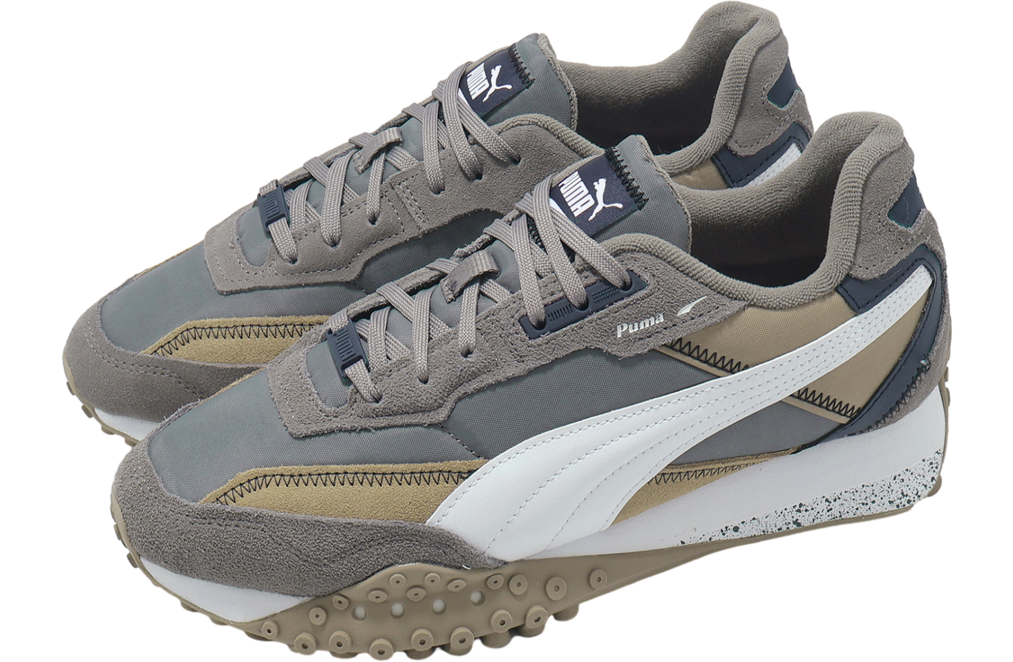 Puma Blktop Rider Cast Iron / White