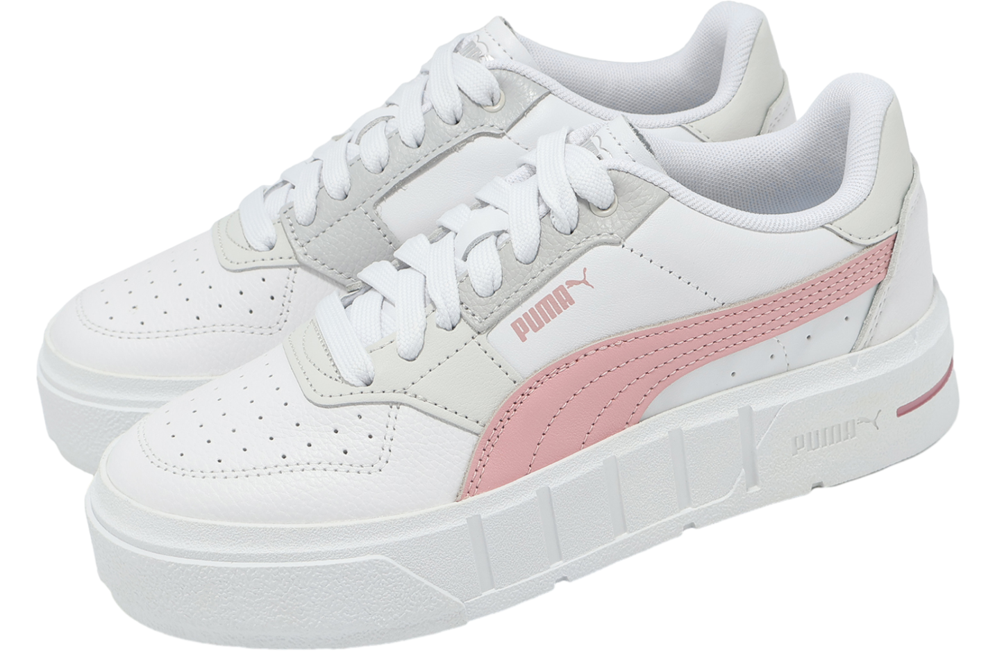 Puma Cali Court Lth WMNS White / Future Pink