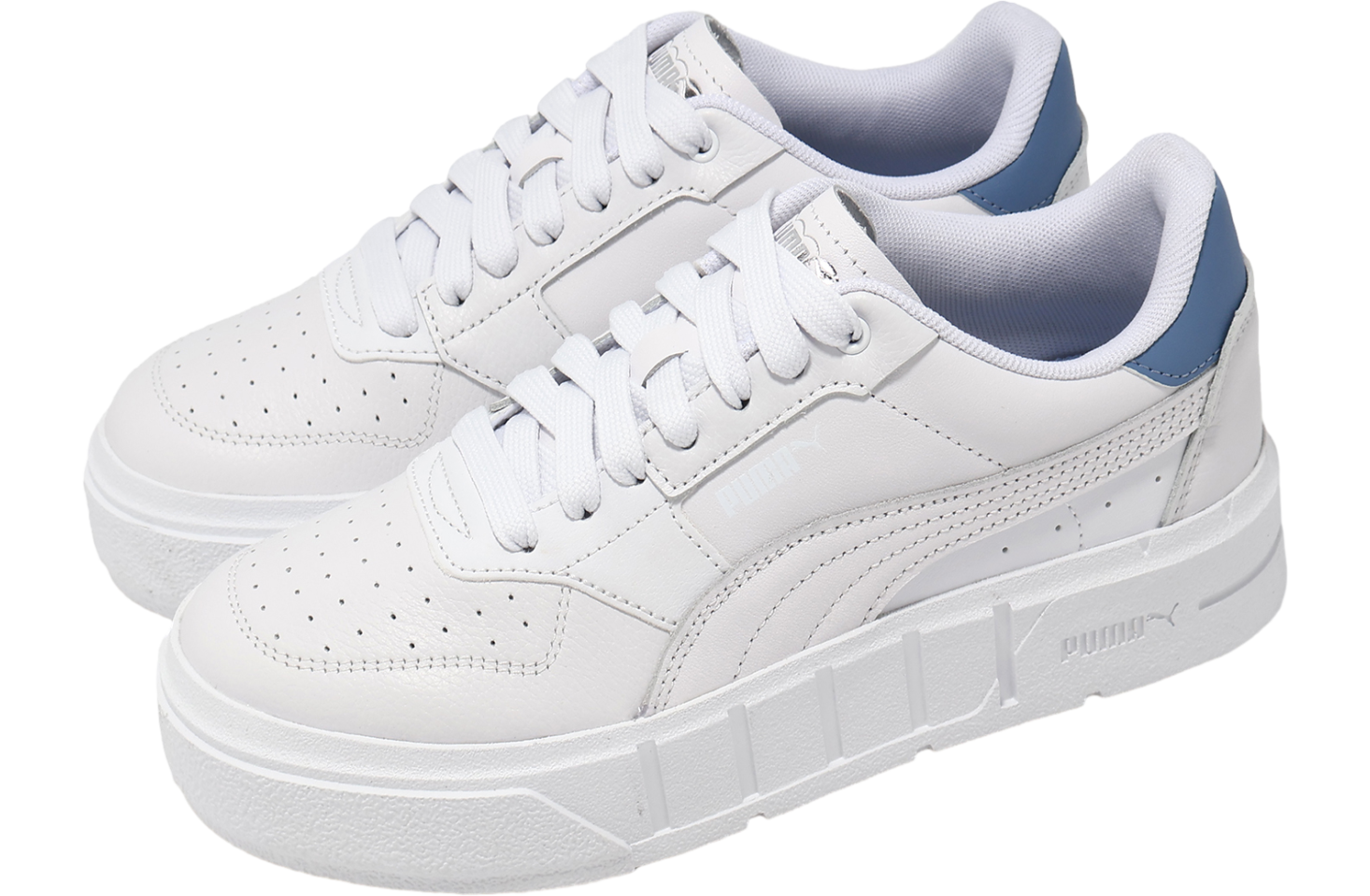 Puma Cali Court Lth WMNS White / Zen Blue