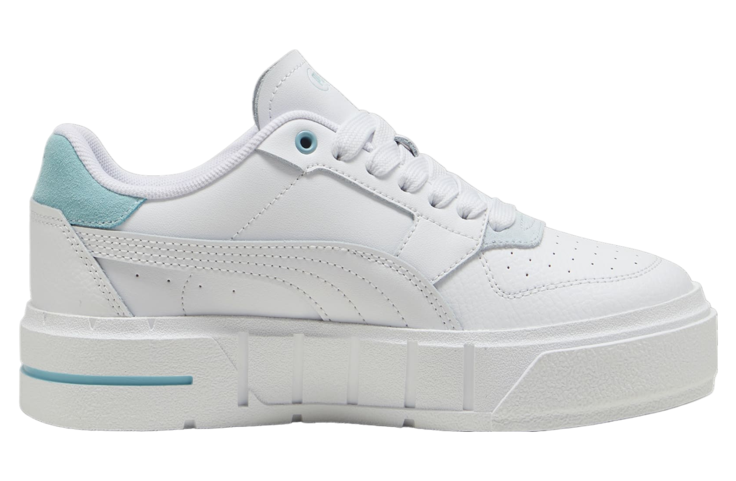 Puma Cali Court Match GS White / Turquoise Surf